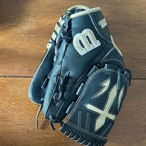 Wilson Black and Tan Baseball Glove